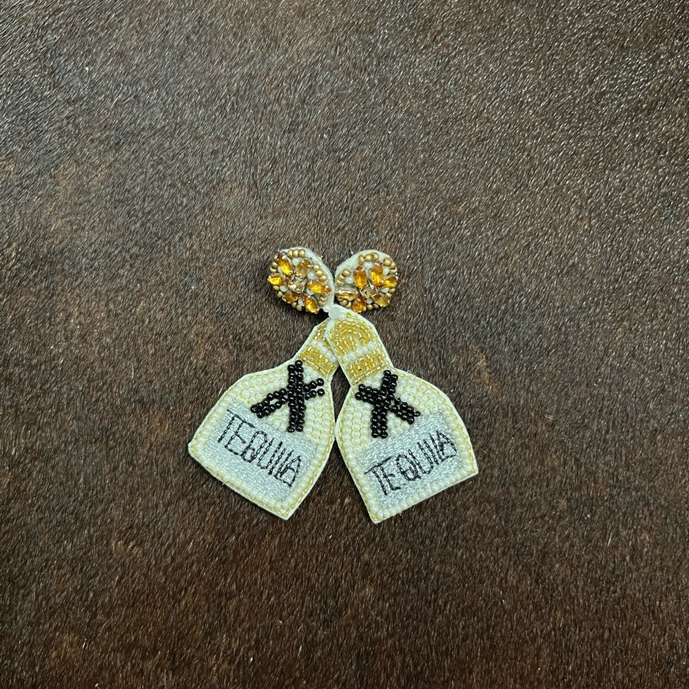 Beaded Tequila Earrings
